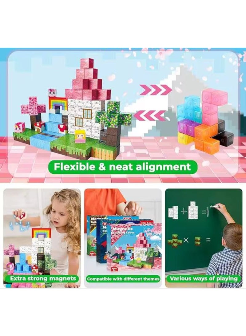 Magnetic Blocks |100PCS Magnetic Building Cube Game, Constructions Toys for Boys & Girls - Image 3