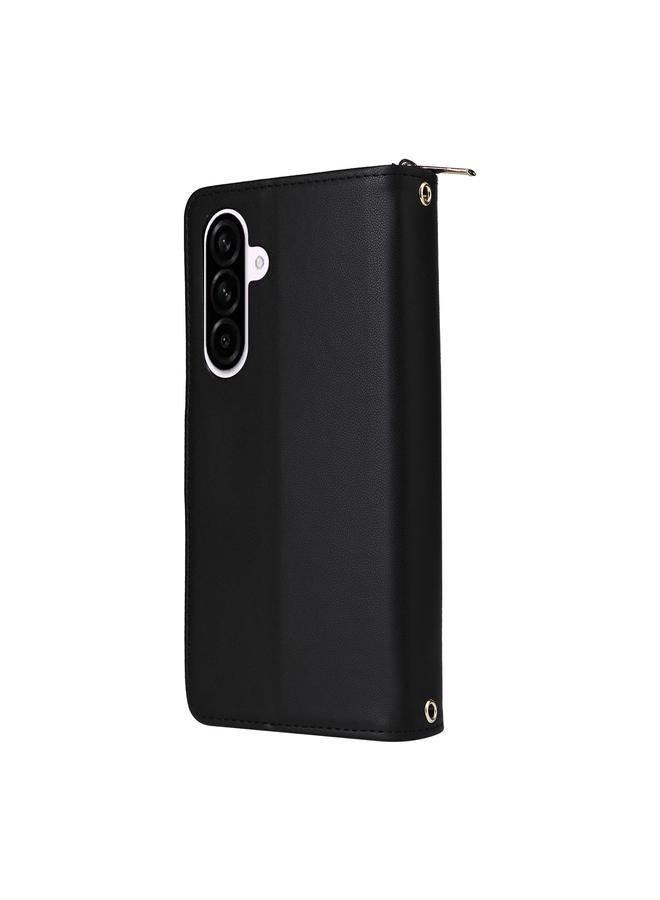 erorex Case For Samsung Galaxy A56 Nine-card Slots Zipper Wallet Bag Leather Phone Case - Image 3