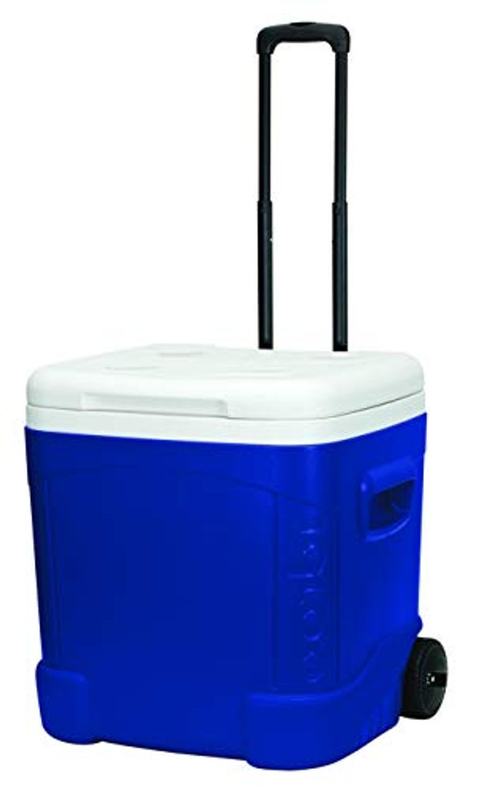 Igloo Ice Cube 60 Quart Roller Cooler, Ocean Blue - Image 4