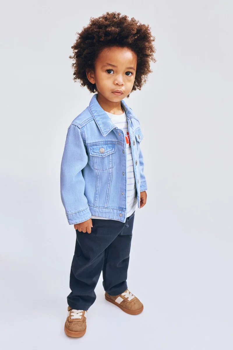 اتش اند ام بنطلون من مزيج الكتان