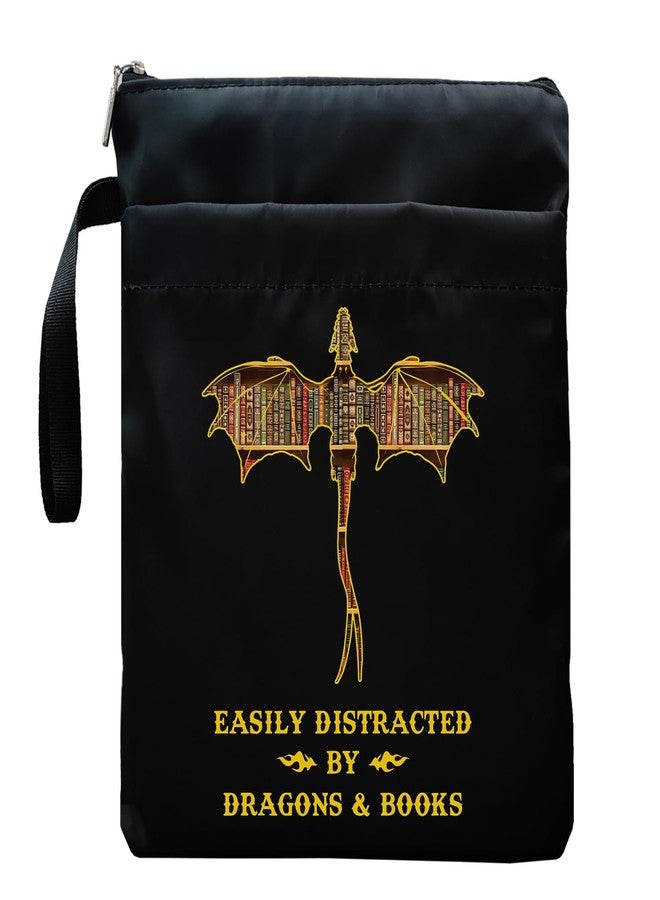 Maydvdv Romantasy Dark Academia Dragons Book Sleeve, Fantasy Novel Reader Gift, Bookish Gifts, Book Inspired Gift, Paperback Book Protector Book Cover Dragons Lovers Book Gifts - Image 1