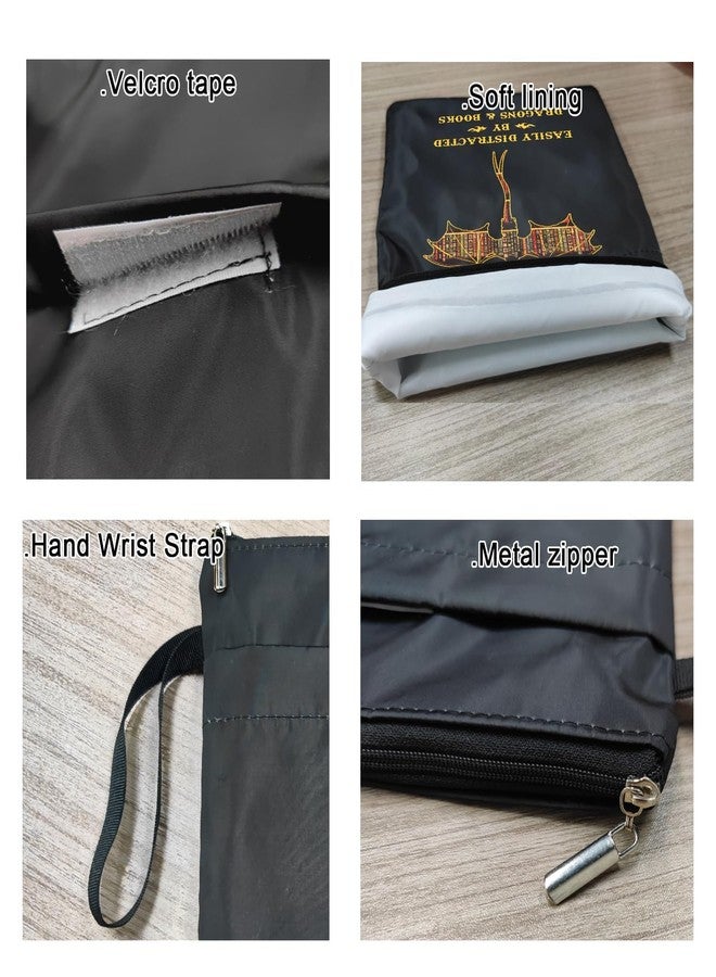 Maydvdv Romantasy Dark Academia Dragons Book Sleeve, Fantasy Novel Reader Gift, Bookish Gifts, Book Inspired Gift, Paperback Book Protector Book Cover Dragons Lovers Book Gifts - Image 4