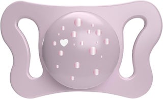 Chicco PhysioForm Micrò Baby Pacifier for 0-2 Months - Lightweight Ergonomic Design (Pink/Purple) - view 3