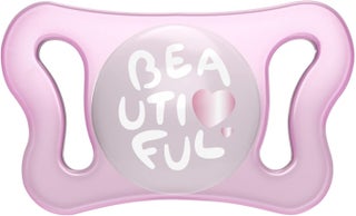 Chicco PhysioForm Micrò Baby Pacifier for 0-2 Months - Lightweight Ergonomic Design (Pink/Purple) - view 2