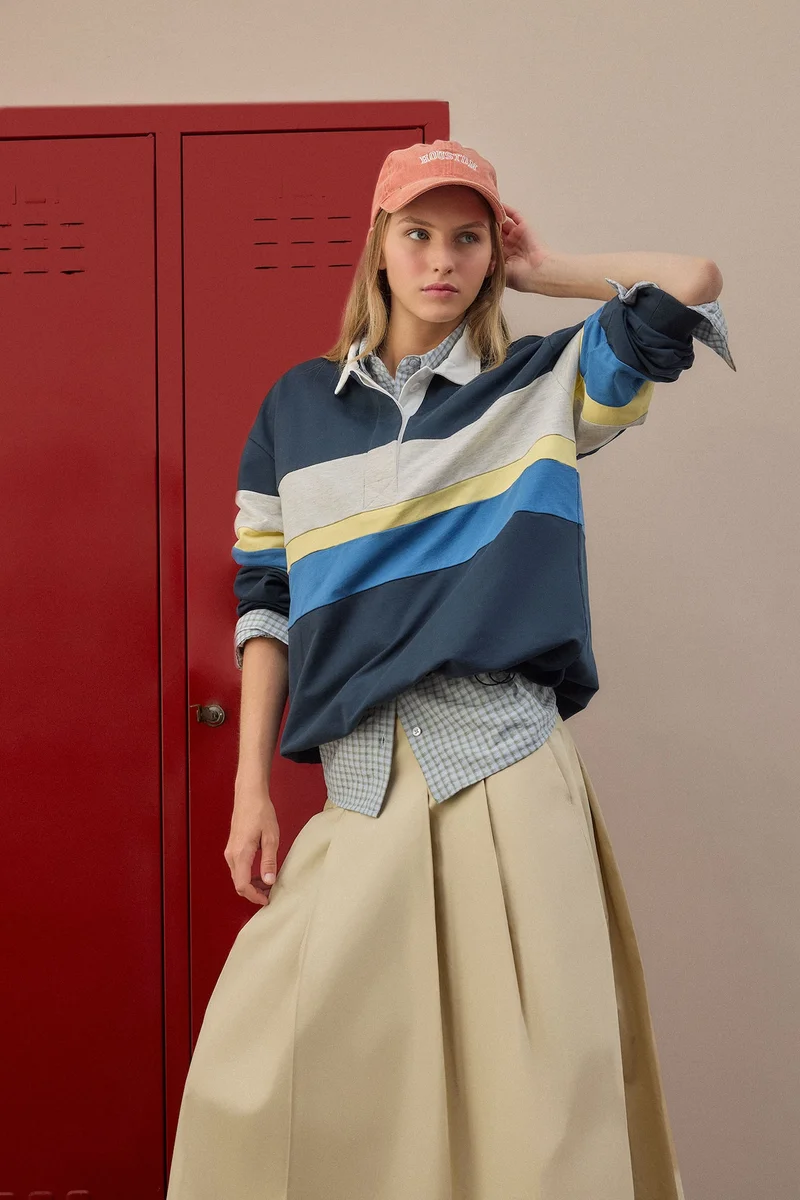 Defacto Loose Fit Long Sleeve Sweatshirt