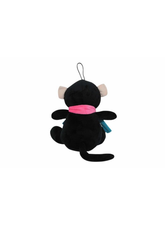HELLO BABY Muffler Monkey-Soft Toy | Gift for Girls/Kids | Stuffed Plush Animal | -24CM (Black) - Image 3