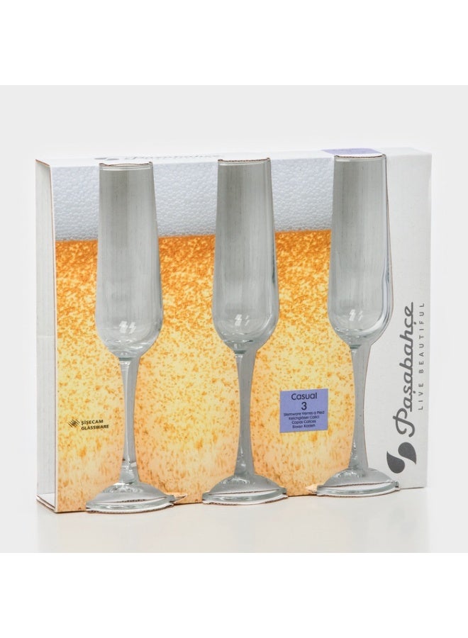 Paşabahçe 440413 Paşabahçe Casual Stemware 3 Pieces - 165 cc - Image 1