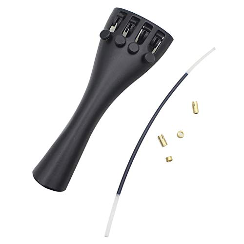Mozart 4/4 Violin professional Aluminum alloy violin tailpiece black - Image 1