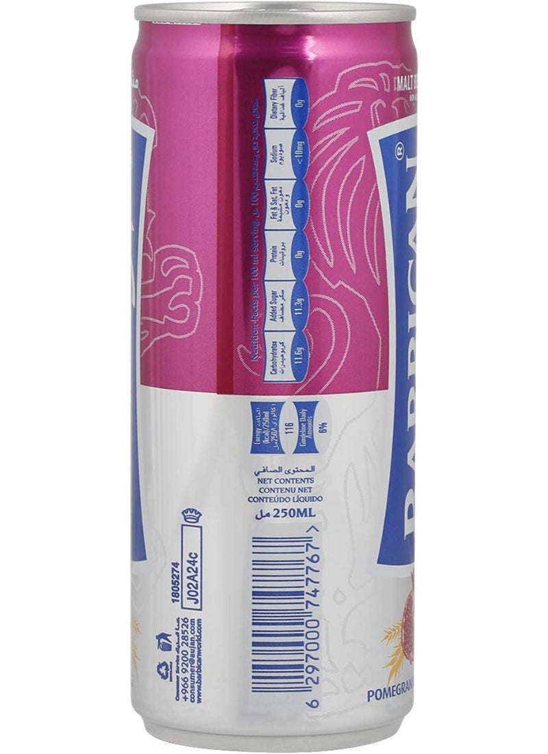 باربيكان مشروب شعير خالية من الكحول بنكهة الرمان 6x250مل - Image 2