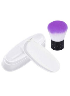 EBANKU Dip Powder Tray French Nail Dip Tray Nail Dipping Powder Container Tray With Dip Powder Brush  - Image 1