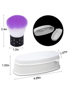 EBANKU Dip Powder Tray French Nail Dip Tray Nail Dipping Powder Container Tray With Dip Powder Brush  - Image 4