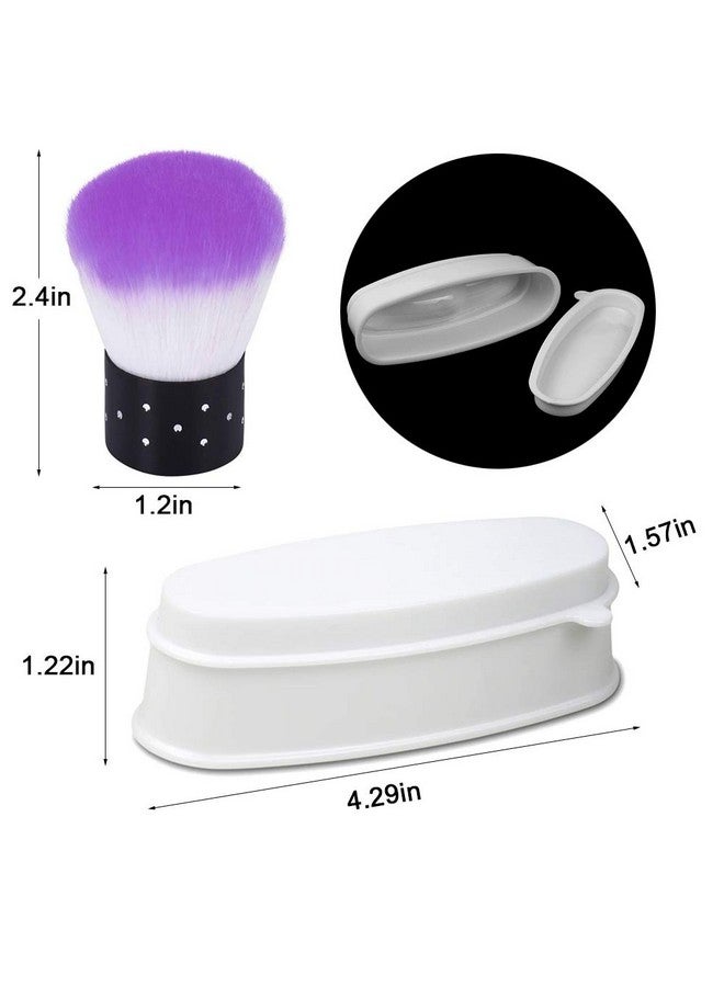 EBANKU Dip Powder Tray French Nail Dip Tray Nail Dipping Powder Container Tray With Dip Powder Brush - Image 4