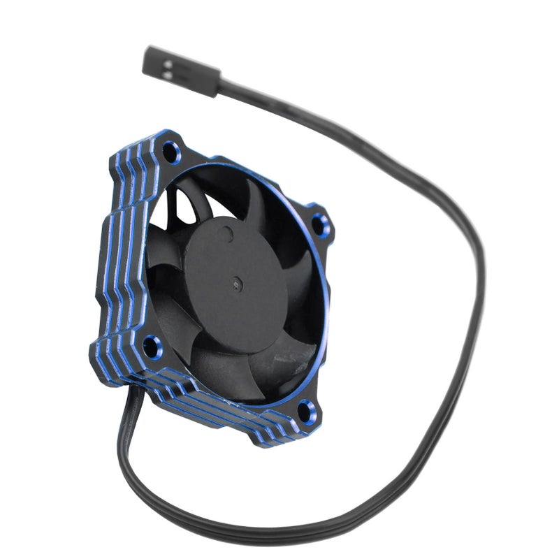 High Speed Electric Motor Cooling Fan 40x40mm 16000RPM 5V‑9V Fit for 1/10 1/8 1/12 RCBlue - Image 4