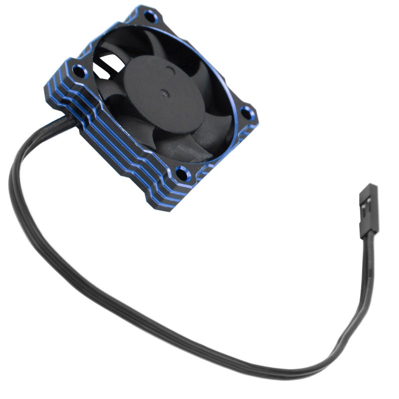 High Speed Electric Motor Cooling Fan 40x40mm 16000RPM 5V‑9V Fit for 1/10 1/8 1/12 RCBlue - Image 5