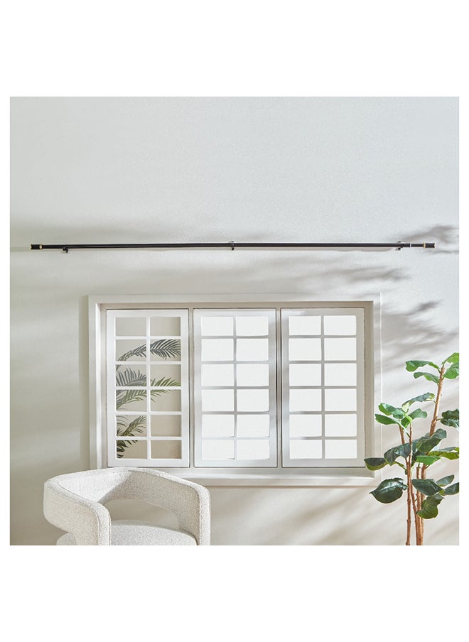 Home Box Zoe Powder Coated Extendable Single Curtain Rod 320 x 2.5 cm  - Image 1