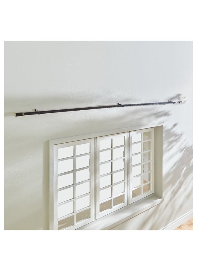 Home Box Zoe Powder Coated Extendable Single Curtain Rod 320 x 2.5 cm  - Image 2