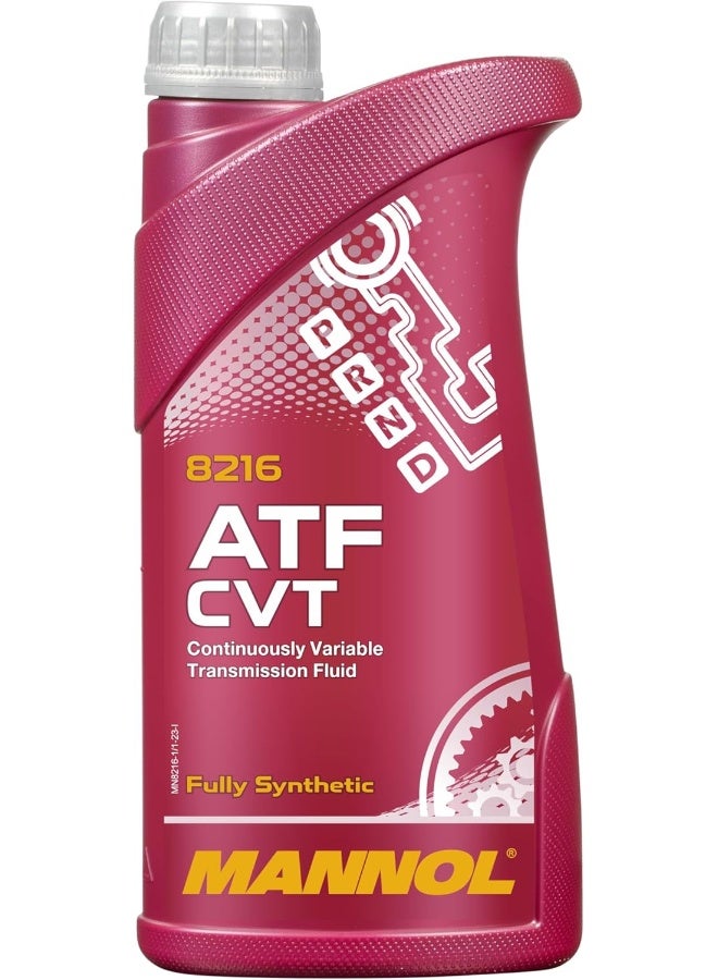 MANNOL 8216  Premium O.E.M. Fully Synthetic Atf Transmission Gearbox Fluid For Cvt Fluid Jws 3320  German Made  4 Litre
