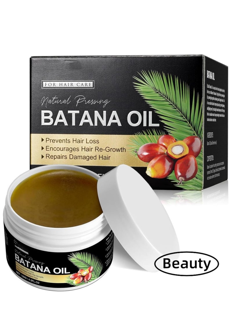 Generic - Dr. Sebi Raw Batana Oil, Raw Batana Oil for Hair Growth and Repair, Unrefined and Organic Batana Oil from Honduras, Prevent Hair Loss and Enhances Hair Thickness in Men & Women 120g - Image 1