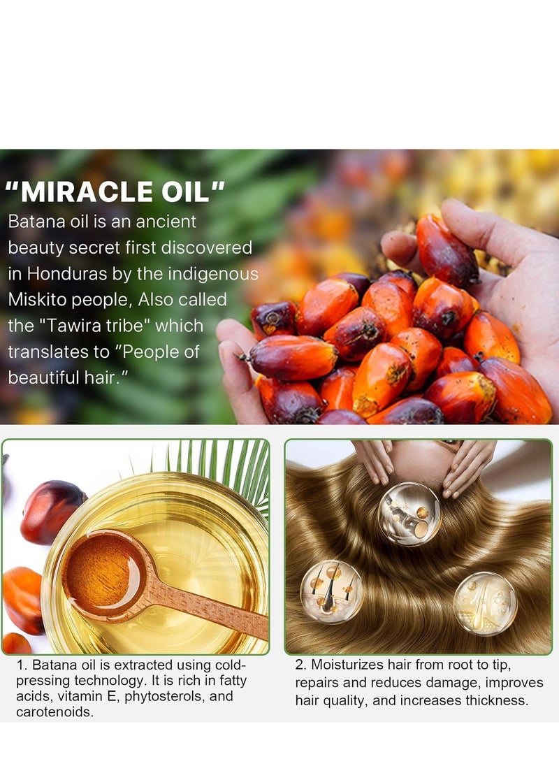 Generic - Dr. Sebi Raw Batana Oil, Raw Batana Oil for Hair Growth and Repair, Unrefined and Organic Batana Oil from Honduras, Prevent Hair Loss and Enhances Hair Thickness in Men & Women 120g - Image 1