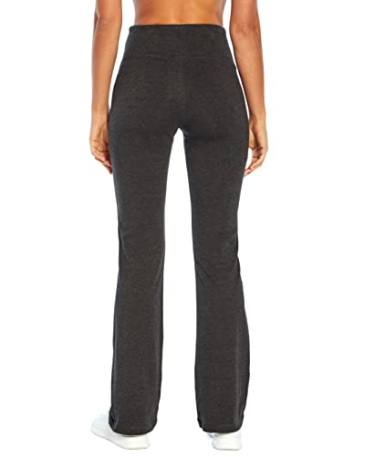 Marika Women Standard Carrie Tummy Control Bootleg Pant, Heather Charcoal, Medium/32 Inseam - Image 4