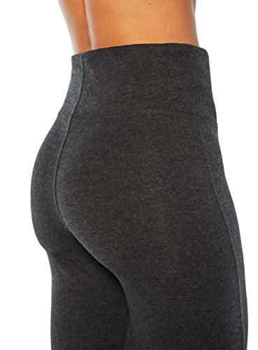 Marika Women Standard Carrie Tummy Control Bootleg Pant, Heather Charcoal, Medium/32 Inseam - Image 5