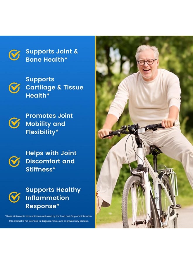 VITAMIN WORLD Vitamin World Triple Strength Joint Mover, Glucosamine Chondroitin with MSM Joint Support Supplement, Collagen & Boswellia Serrata Extract, Support Joint Strength, Comfort & Flexibility, 270 Caplets  - Image 3