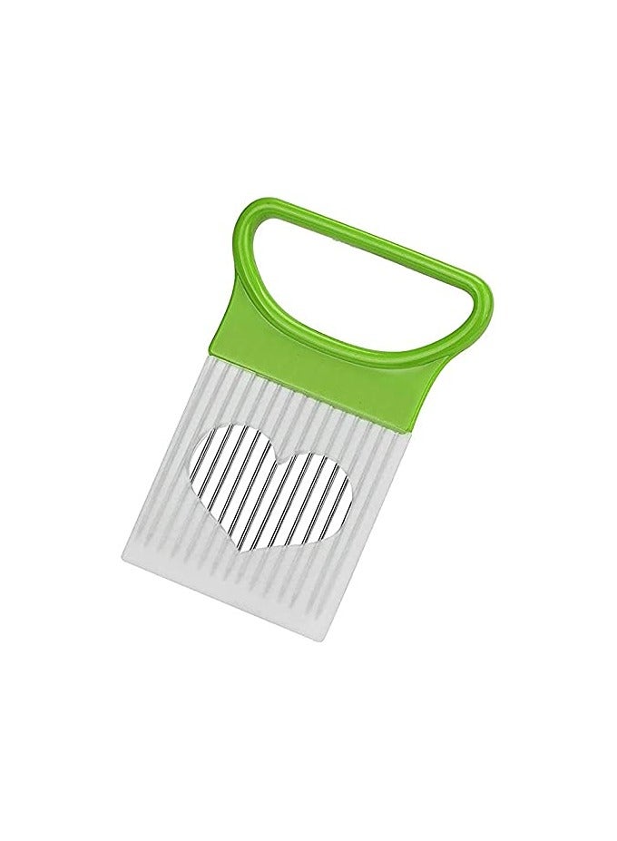 erorex Kitchen Cutting Tools Slicer Tomato Onion Vegetables Slicer Cutting Aid Holder Guide Slicing Cutter Safe Fork Kitchen Gadget Accessories - Image 1