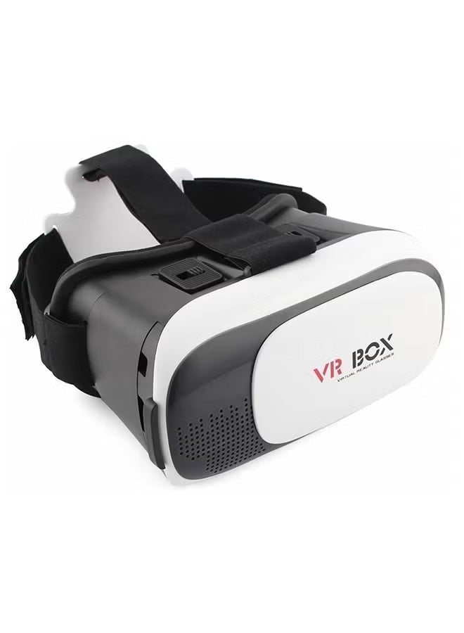 نظارات الواقع الافتراضي ثلاثية الأبعاد VR BOX 2.0 الإصدار الأبيض/الأسود - Image 1
