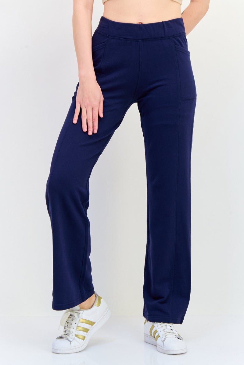 SKECHERS Women Sportswear Fit Training Jogger Pants,, Navy  - Image 1