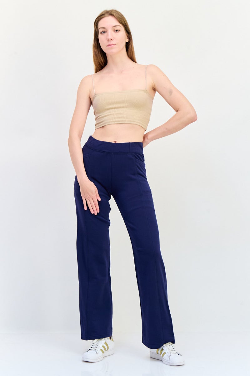 SKECHERS Women Sportswear Fit Training Jogger Pants,, Navy  - Image 4