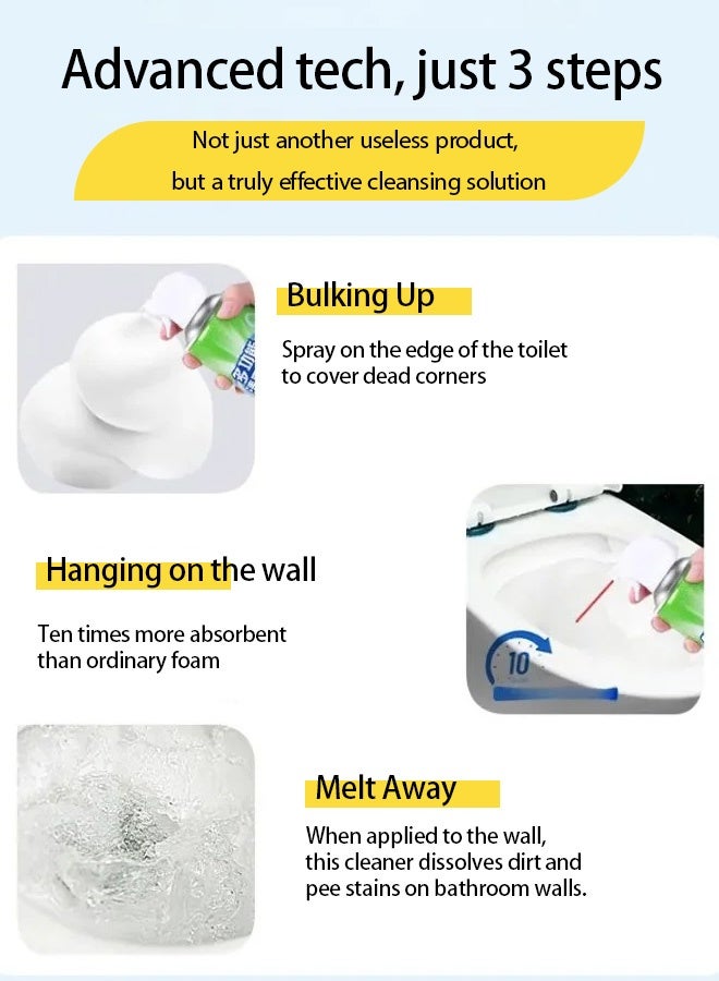 Generic Foam cleaner, stain remover，Anti-Mold Cleaning Foam Spray – Portable Multi-Purpose Stain & Mildew Remover for Living Room, Bathroom Tile Walls, Kitchen Sinks, and Floor Gaps  - Image 4
