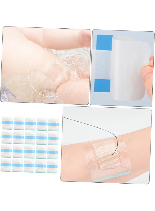 erorex Navel Patch 50Pcs Navel Stickers Comfortable Baby Pu High Elastic Transparent Waterproof Material  - Image 4