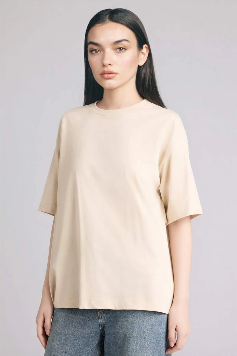 ديفاكتو Basic Cotton Oversize T-Shirt