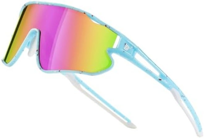 DUCO Kids Sunglasses Polarized UV Protection 400 - Kids Sports Sunglasses Boys with Lightweight TR90 Frame - Youth Baseball and Cycling Sun Glasses for Boys & Girls -  DK268 - Image 3