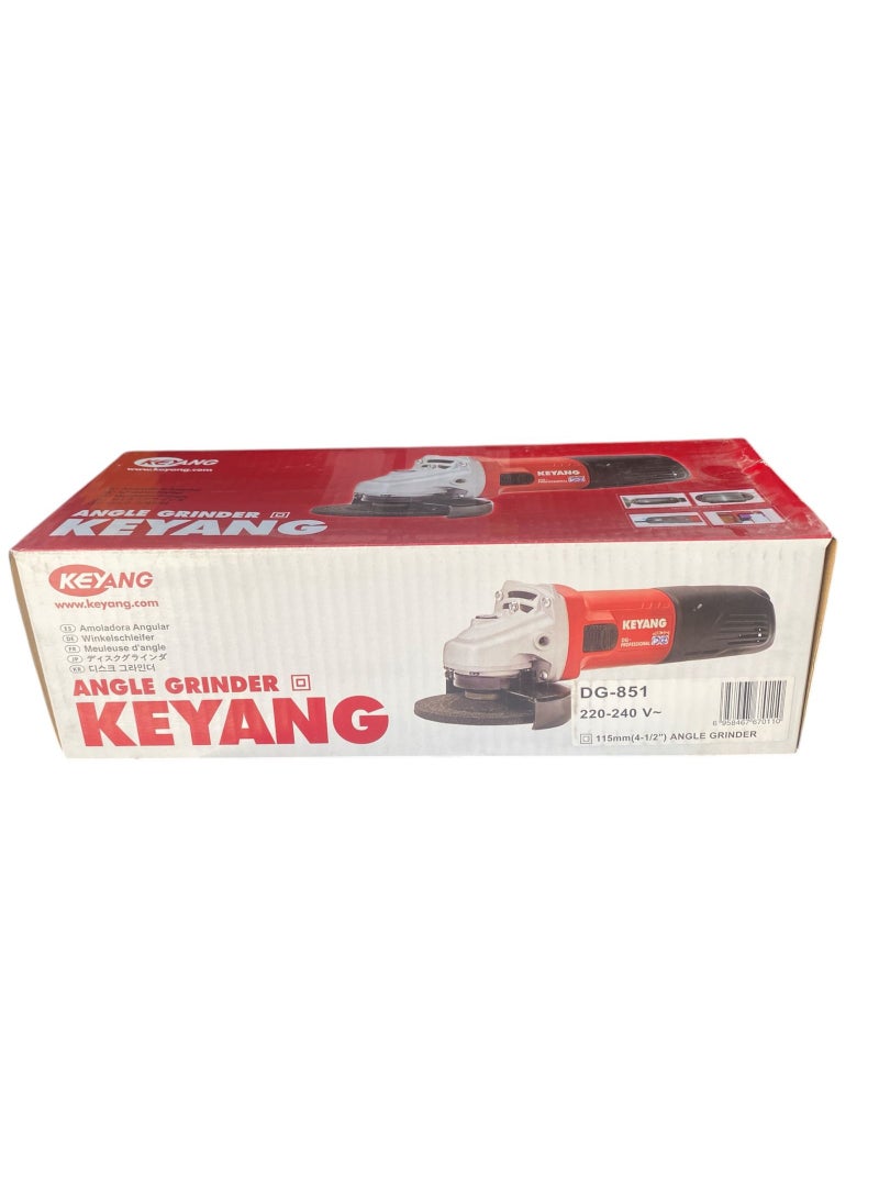 KEYANG 4.5 Inch Angle Grinder 850W Model DG-851 Professional - Image 2