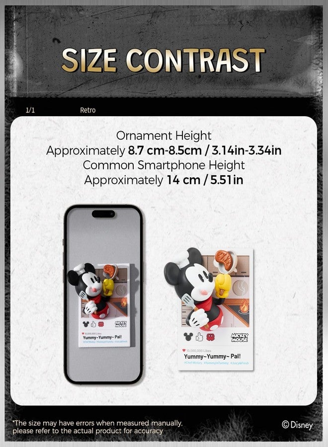 MINISO Disney Mickey Mouse Blind Box Fun in Life Series 3D Magnetic Vinyl Cute Mystery Animal Toy, Collectible Surprise Gift Figure Model Random Design for Home Decor Birthday Gifts, Single Box - Image 4