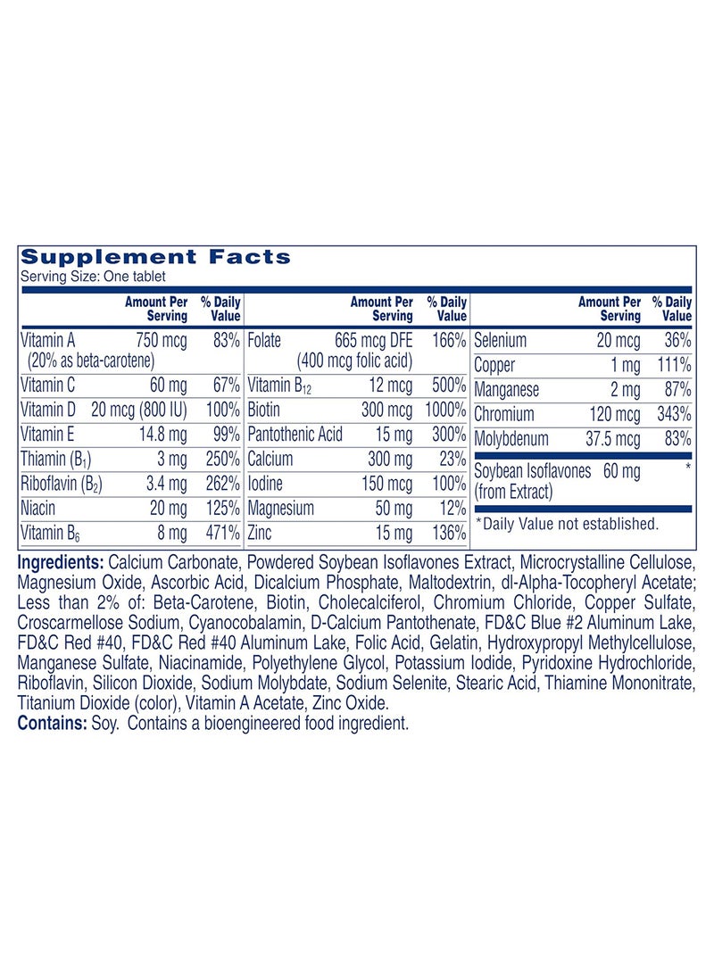 ONE A DAY - Women's Menopause Multivitamin for Immune Health Support, Bone health, 50 Count 50 servings - Image 1