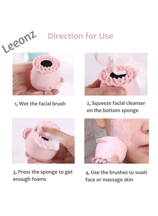 Leeonz Facial Cleansing Brush, Cute Animal Octopus Silicone Manual Cleaning Brush, for Deep Cleansing, Gentle Exfoliating, Skin Massaging, for All Skin Type,1pcs - Image 5