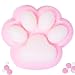 FauKait 1pcs Cat Paw Squishy Toy 5 in Big Cute Kawaii Fufu Squishies Sticky Cat Paw Fur Ball Super Soft Stress Relief Funny Fidget Toys Novelty Things Suitable for Adults Kids - Image 2
