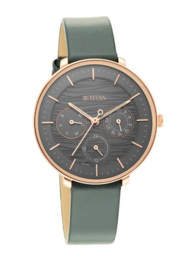 TITAN Workwear Silver Dial Grey Stainless Steel Strap Watch - Image 1