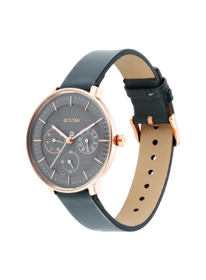 TITAN Workwear Silver Dial Grey Stainless Steel Strap Watch - Image 2