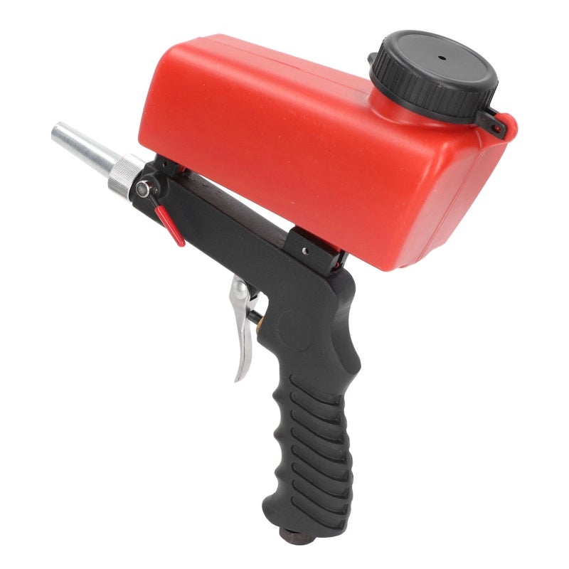 Sand Blaster Gun Kit: Lightweight Aluminum Body, High Efficiency, Adjustable Blasting Flow - Gravity Feed Sandblaster for Home Garage, Automotive Restoration, Small Metal Parts - Image 3