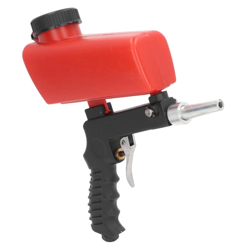 Sand Blaster Gun Kit: Lightweight Aluminum Body, High Efficiency, Adjustable Blasting Flow - Gravity Feed Sandblaster for Home Garage, Automotive Restoration, Small Metal Parts - Image 5