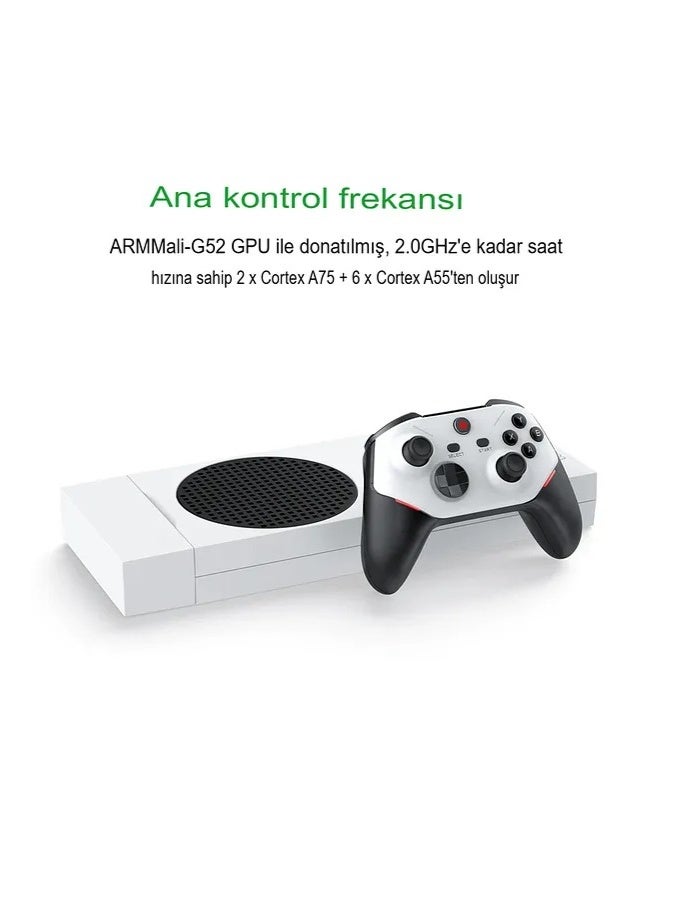 2025 M88 Pro 128GB Retro Game Console – 4K/8K HD TV Gaming System with 30,000+ Classic Games, Wireless Controllers, PS2/PSP/N64/Arcade Support, Expandable 512GB TF Card, Plug & Play for Family & Kids - Image 3