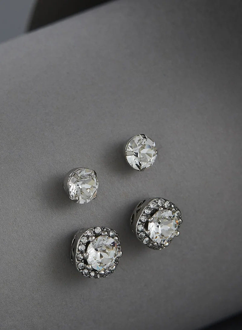 Mestige Yasmin Pack Of 2 Embellished Studs