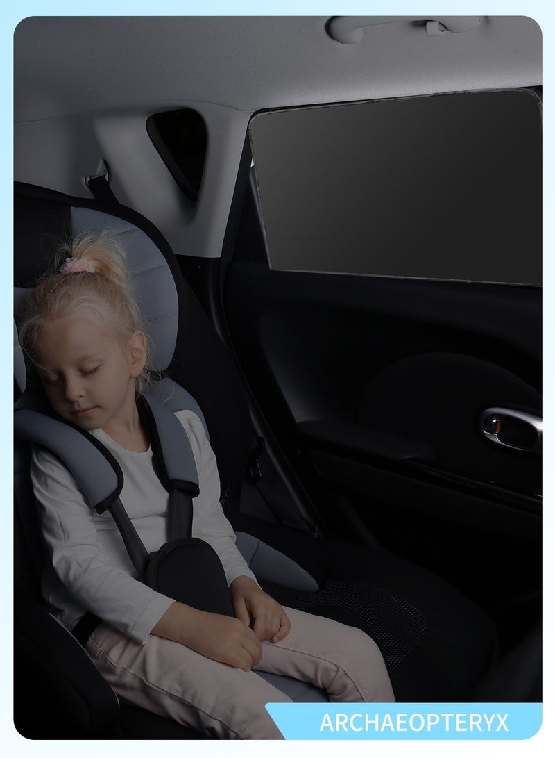 Bukela Car Window Sunshades, 4 Pieces Universal Magnetic Car Curtains, Block UV Rays, Reduce Damage from Direct Bright Sunlight and Heat, Universal Easy to Fit Front and Rear Seats - Image 5