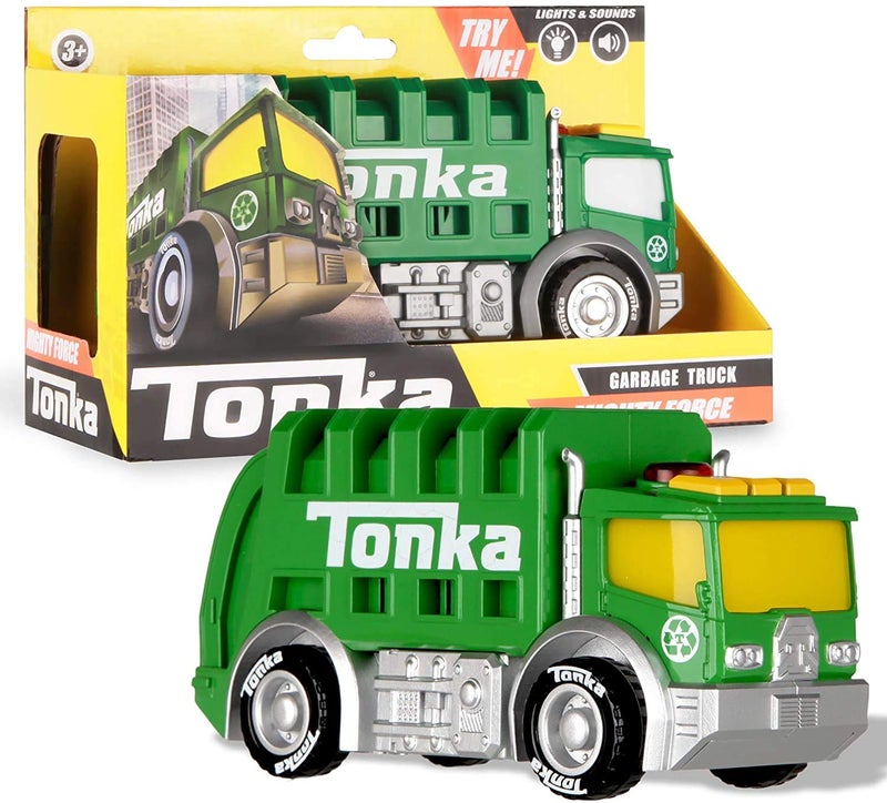 Basic Fun Tonka Mighty Force Lights & Sounds - Garbage Truck - Image 1
