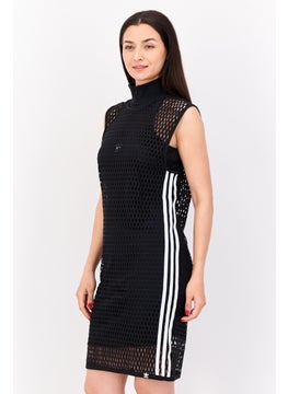 adidas Originals Women 2 In 1 Sportswear Fit Sleeveless Outdoor Dress, Black  - Image 2
