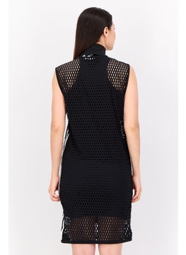 adidas Originals Women 2 In 1 Sportswear Fit Sleeveless Outdoor Dress, Black  - Image 3