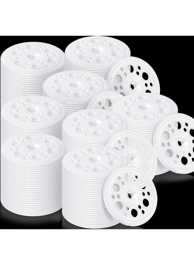 Taiyin Taiyin 800 Pcs 1.77 Inch/ 45 mm Plastic Washers Foam Board Insulation Load Spreading Polypropylene Washers for Fixing and Supporting Rigid Foam Spreading for Screws Nail  - Image 1